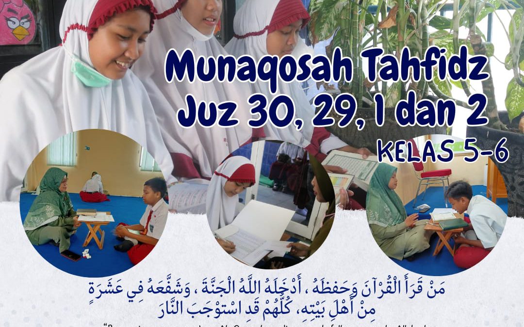Ujian Tahfidz Munaqosah di SD Muhammadiyah 1 Krian: Membangun Generasi Qurani